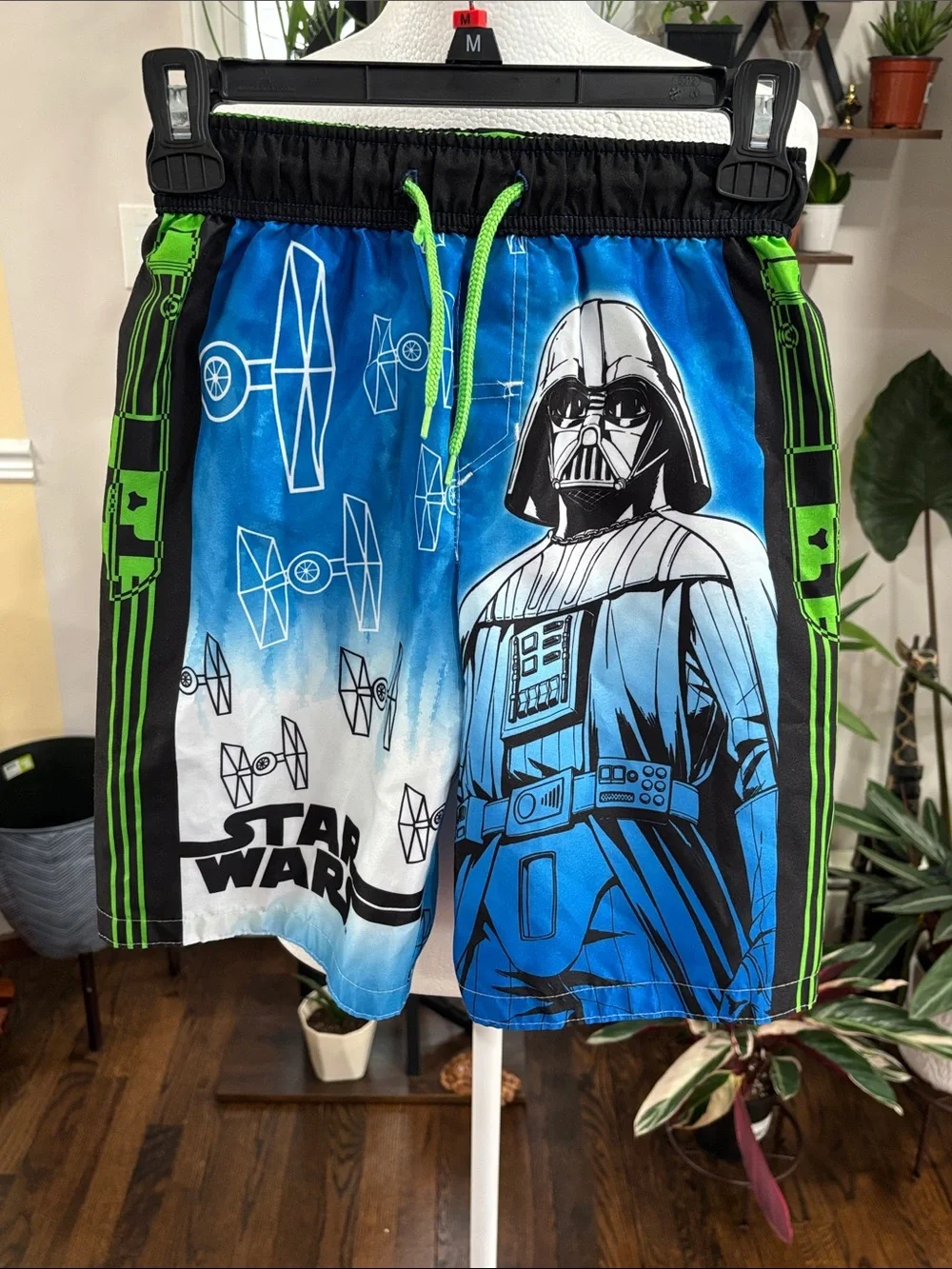 Star Wars Boys Swim Shorts with Darth Vader size M